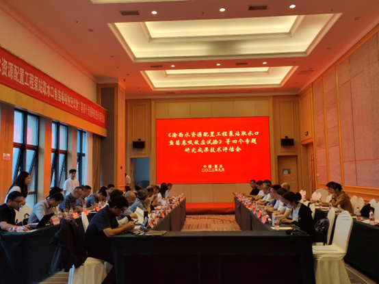 渝西水资源配置工程泵站取水口鱼苗卷吸效应试验等四个专题研究成果技术评估会顺利召开